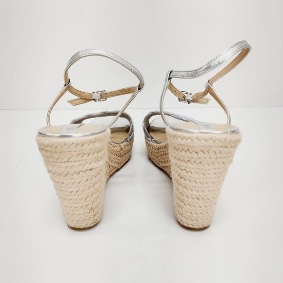 Wedges Size 9 Copper Key Waterlily Ankle Metallic Mermaid Espadrilles Platform - Picture 8 of 12